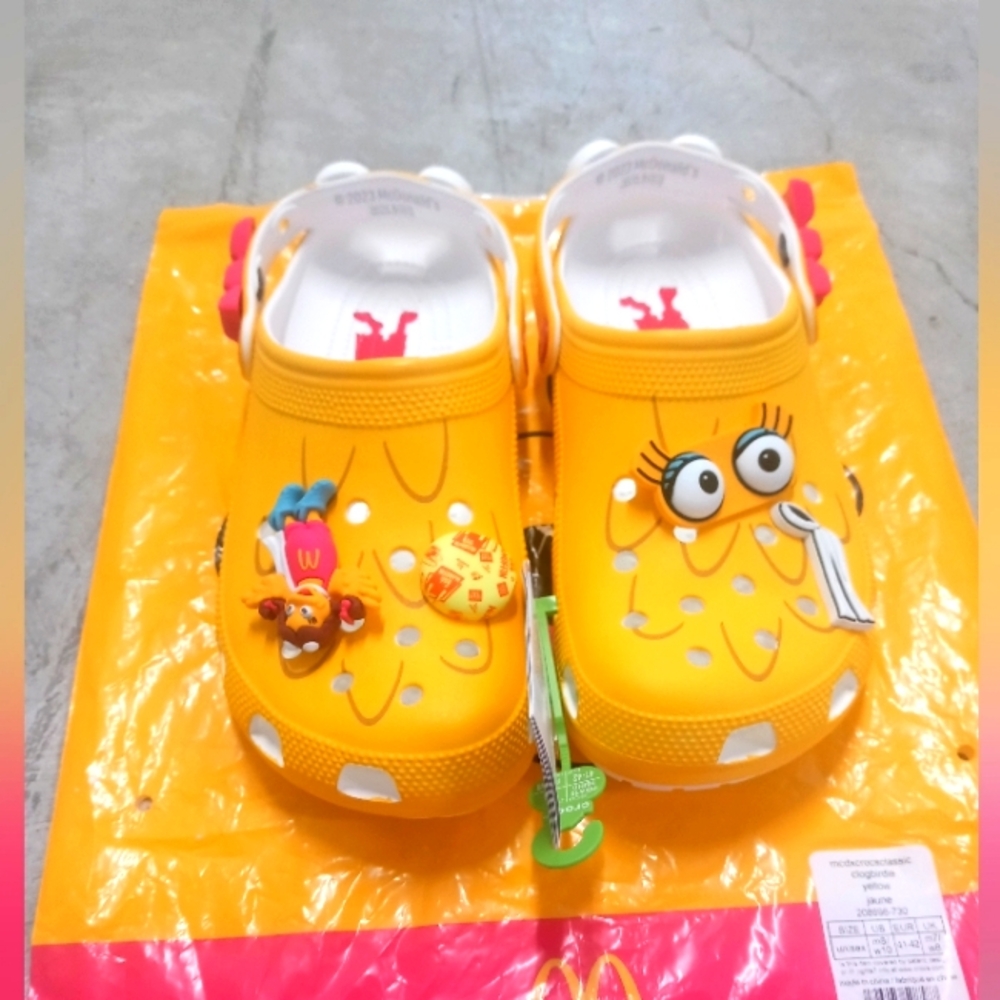 McDonald's x crocs classic clog birdie